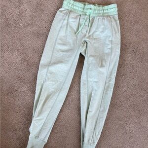 lululemon athletica Sage Green Track Joggers